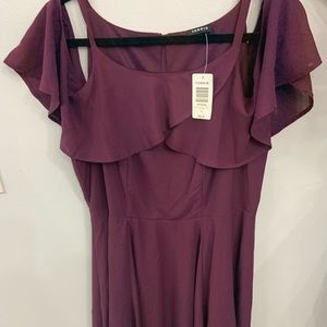 Torrid Sz 10 Upscale Flowy Purple Dress